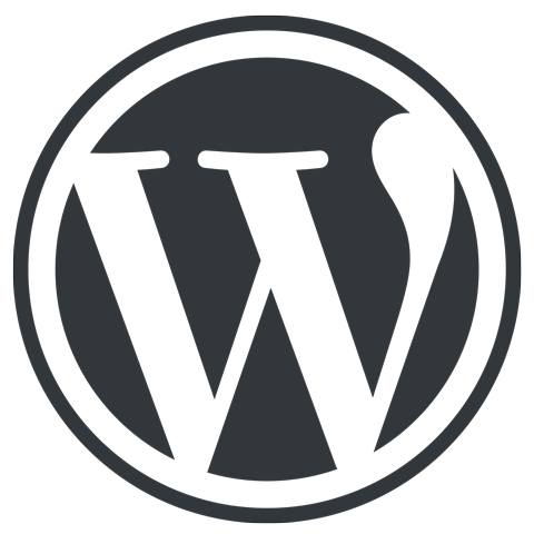 Ｗ マーク の WordPress ロゴ